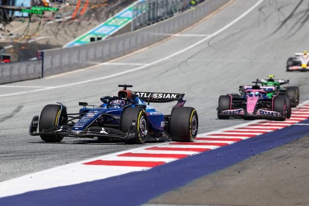 Alexander Albon (Atlassian Williams Racing 23), Rennen, Grosser Preis von Oesterreich, Motorsport, Herren, Formel 1, 29.06.2025 Spielberg Steiermark Oesterreich