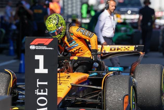 Winner, Sieger, Lando Norris (McLaren Formula 1 Team), Rennen, Grosser Preis von Oesterreich, Motorsport, Herren, Formel 1, 29.06.2025 Spielberg Steiermark Oesterreich