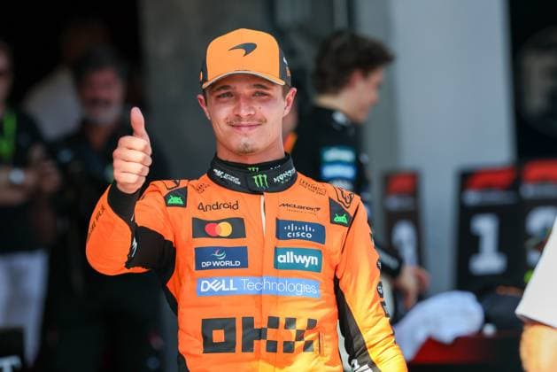 Winner, Sieger, Lando Norris (McLaren Formula 1 Team), Rennen, Grosser Preis von Oesterreich, Motorsport, Herren, Formel 1, 29.06.2025 Spielberg Steiermark Oesterreich