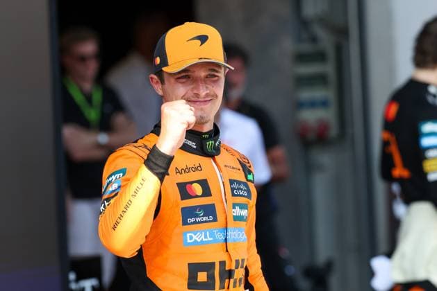 Winner, Sieger, Lando Norris (McLaren Formula 1 Team), Rennen, Grosser Preis von Oesterreich, Motorsport, Herren, Formel 1, 29.06.2025 Spielberg Steiermark Oesterreich