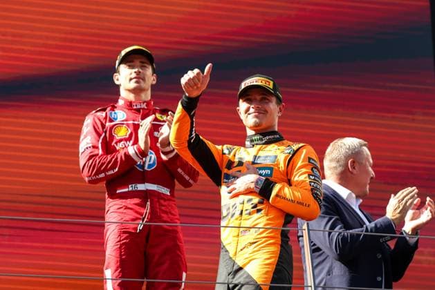 Winner, Sieger, Lando Norris (McLaren Formula 1 Team), Rennen, Grosser Preis von Oesterreich, Motorsport, Herren, Formel 1, 29.06.2025 Spielberg Steiermark Oesterreich