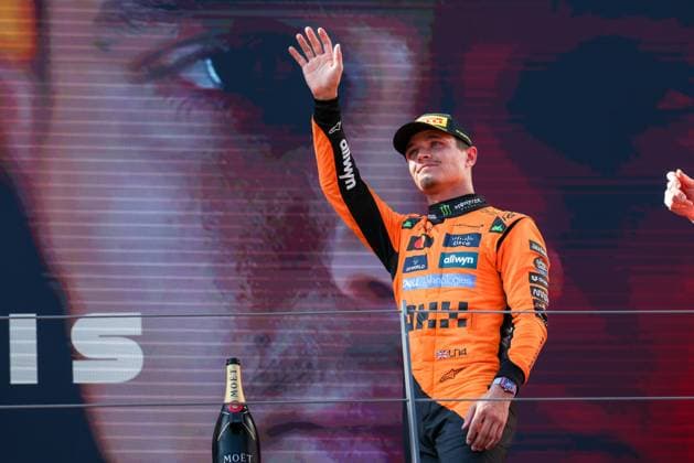 Winner, Sieger, Lando Norris (McLaren Formula 1 Team), Rennen, Grosser Preis von Oesterreich, Motorsport, Herren, Formel 1, 29.06.2025 Spielberg Steiermark Oesterreich