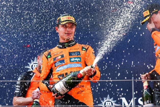 4 Lando Norris (GBR, McLaren F1 Team), F1 Grand Prix of Austria at Red Bull Ring on June 29, 2025 in Spielberg, Austria. (Photo by HOCH ZWEI) Spielberg Austria