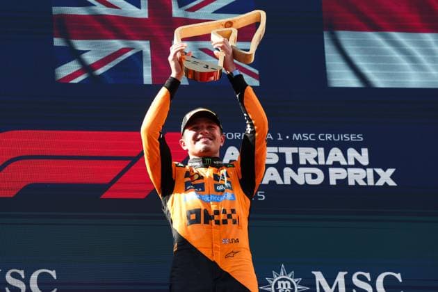 4 Lando Norris (GBR, McLaren F1 Team), F1 Grand Prix of Austria at Red Bull Ring on June 29, 2025 in Spielberg, Austria. (Photo by HOCH ZWEI) Spielberg Austria