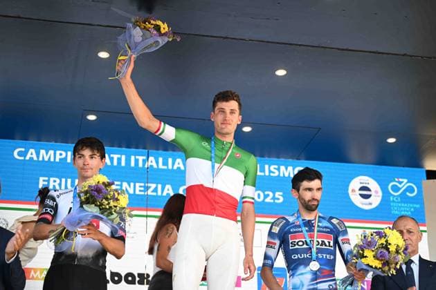 29-06-2025 Campionato Italiano; 2025, Swatt Club; 2025, Uae Team Emirates - Xrg; Conca, Filippo; Covi, Alessandro; Pesenti, Thomas; Gorizia; 