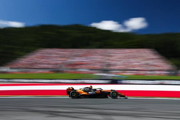 4 Lando Norris (GBR, McLaren F1 Team), F1 Grand Prix of Austria at Red Bull Ring on June 29, 2025 in Spielberg, Austria. (Photo by HOCH ZWEI) Spielberg Austria