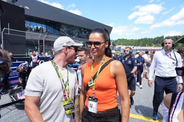 29.06.2025, Red Bull Ring, Spielberg, Formel 1 Großer Preis von Österreich 2025 , im Bild Marcel Hirscher mit Freundin Lucy. (Photo by Hasan Bratic DeFodi Images)