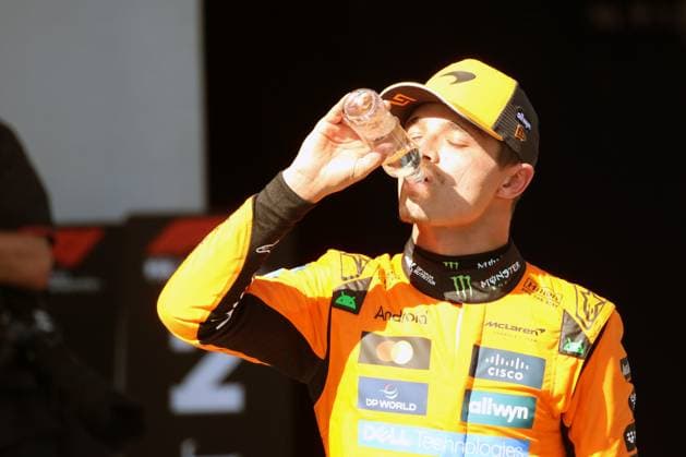 Formel 1 Grosser Preis von Oesterreich 2025 Formel 1 Grosser Preis von Oesterreich 2025 - Red Bull Ring 27. - 29. Juni 2025 FIA - Formel 1 - WM - Großer Preis Oesterreich - 2025 Im Bild: Lando Norris (GBR) gewinnt am Red Bull Ring Copyright: xBEAUTIFULxSPORTS Bernhardtx