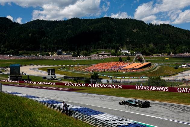 63 George Russell (GBR, Mercedes-AMG Petronas F1 Team), F1 Grand Prix of Austria at Red Bull Ring on June 29, 2025 in Spielberg, Austria. (Photo by HOCH ZWEI) Spielberg Austria