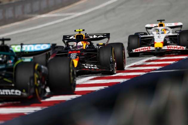 F1 - AUSTRIAN GRAND PRIX 2025 22 TSUNODA Yuki (jap), Red Bull Racing RB21, action 06 HADJAR Isack (fra), Visa Cash App RB F1 Team VCARB02, action during the Formula 1 MSC Cruises Austrian Grand Prix 2025, 11th round of the 2025 FIA Formula One World Championship, WM, Weltmeisterschaft from June 27 to 29, 2025 on the Red Bull Ring, in Spielberg, Austria - SpielbergAustria Copyright: xXavixBonillax