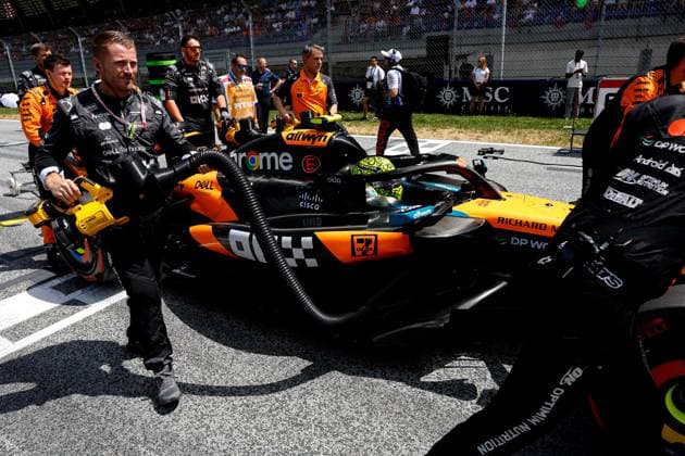 4 Lando Norris (GBR, McLaren F1 Team), F1 Grand Prix of Austria at Red Bull Ring on June 29, 2025 in Spielberg, Austria. (Photo by HOCH ZWEI) Spielberg Austria