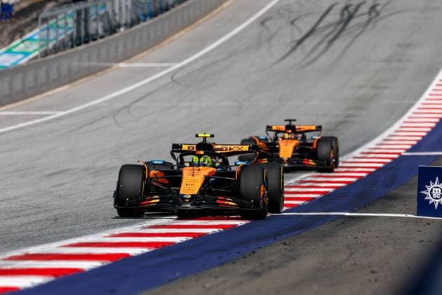 4 Lando Norris (GBR, McLaren F1 Team), F1 Grand Prix of Austria at Red Bull Ring on June 29, 2025 in Spielberg, Austria. (Photo by HOCH ZWEI) Spielberg Austria