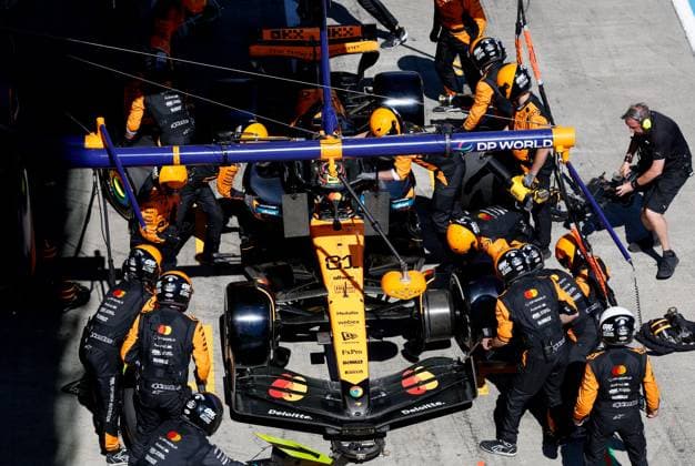 81 Oscar Piastri (AUS, McLaren F1 Team), F1 Grand Prix of Austria at Red Bull Ring on June 29, 2025 in Spielberg, Austria. (Photo by HOCH ZWEI) Spielberg Austria