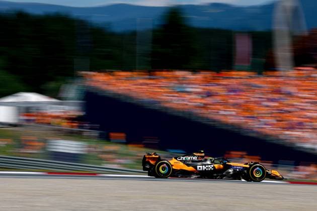 4 Lando Norris (GBR, McLaren F1 Team), F1 Grand Prix of Austria at Red Bull Ring on June 29, 2025 in Spielberg, Austria. (Photo by HOCH ZWEI) Spielberg Austria