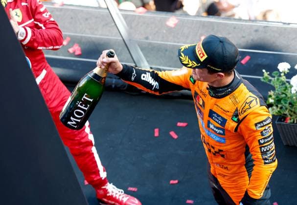 4 Lando Norris (GBR, McLaren F1 Team), F1 Grand Prix of Austria at Red Bull Ring on June 29, 2025 in Spielberg, Austria. (Photo by HOCH ZWEI) Spielberg Austria