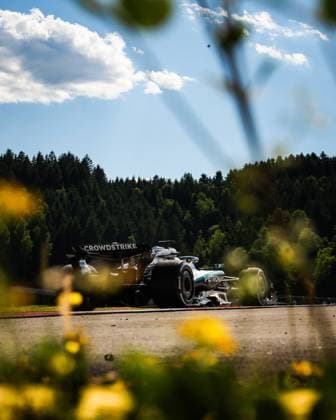 F1 - AUSTRIAN GRAND PRIX 2025 63 RUSSELL George (gbr), Mercedes AMG F1 Team W16, action during the Formula 1 MSC Cruises Austrian Grand Prix 2025, 11th round of the 2025 FIA Formula One World Championship, WM, Weltmeisterschaft from June 27 to 29, 2025 on the Red Bull Ring, in Spielberg, Austria - SpielbergAustria  Copyright: xANTONINxVINCENTx