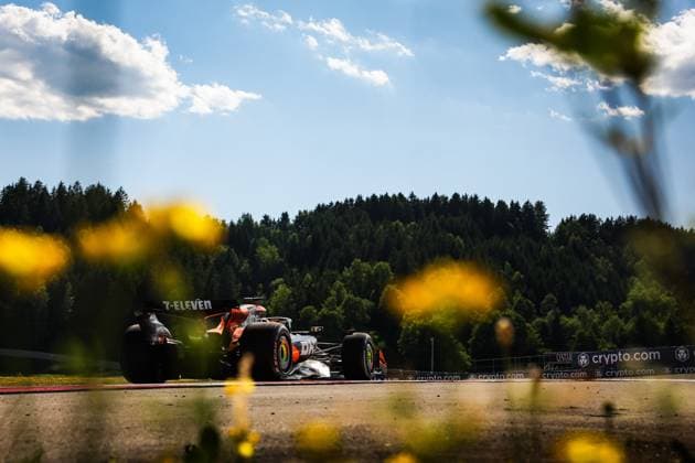 F1 - AUSTRIAN GRAND PRIX 2025 81 PIASTRI Oscar (aus), McLaren F1 Team MCL39, action during the Formula 1 MSC Cruises Austrian Grand Prix 2025, 11th round of the 2025 FIA Formula One World Championship, WM, Weltmeisterschaft from June 27 to 29, 2025 on the Red Bull Ring, in Spielberg, Austria - SpielbergAustria  Copyright: xANTONINxVINCENTx