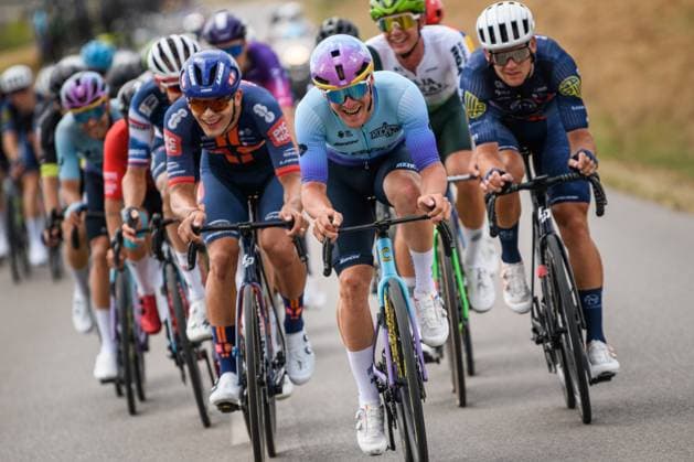 Czech and Slovak national Road cycling, Rad, Radsport, Strasse championships 2025 Banovce nad Bebravou, road cycling, men elite, Lukas Kubis smiling (Unibet Tietema Rockets), on June 29, 2025, Banovce nad Bebravou, Slovakia. (CTKxPhoto JanxBrychta) CTKPhotoF202506290009601  CTKPhotoF202506290009601