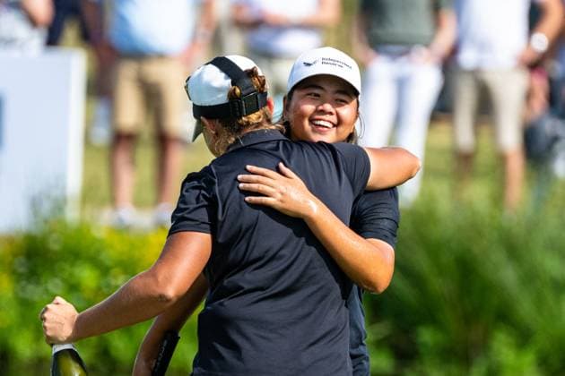 LET Golf Amundi German Masters Green Eagle Golf Courses, Hamburg Deutschland. Winsen (Luhe), Deutschland, 28.06.25: LET Golf Amundi German Masters, Frauen, Green Eagle Golf Courses, Hamburg Deutschland. (Foto von Axel Kaste) Shannon Tan (Singapore) Siegerin Winsen Luhe Green Eagle Golf courses, Winsen (Luhe), Hamburg Deutschland