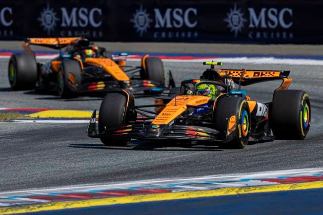 F1 Grand Prix of Austria Lando Norris of Great Britain and McLaren F1 Team drives during the race day at Formula 1 MSC Cruises Austrian Grand Prix in Spielberg, Austria, on June 29, 2025. Spielberg Austria  Copyright: xRobertxSzaniszlox originalFilename:szaniszlo-notitle250629_npAq9.jpg
