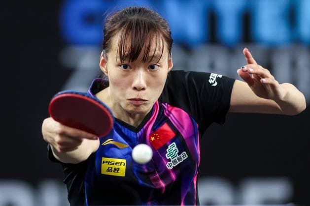 Sport Themen der Woche KW26 Sport Bilder des Tages (250630) -- ZAGREB, June 30, 2025 -- Shi Xunyao of China hits a return during the women s final against Odo Satsuki of Japan at the WTT Contender Zagreb 2025 in Zagreb, Croatia, on June 29, 2025. (Photo by PIXSELL via Xinhua) (SP)CROATIA-ZAGREB Table tennis, Tischtennis WTT-CONTENDER IgorxKralj 