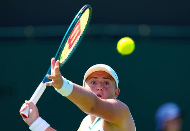 Jelena Ostapenko during her first round match Wimbledon Tennis Championships, Day 1, The All England Lawn Tennis and Croquet Club, London, UK - 30 Jun 2025London The All England Lawn Tennis and United Kingdom  Copyright: xJavierxGarcia Shutterstockx 15378843n