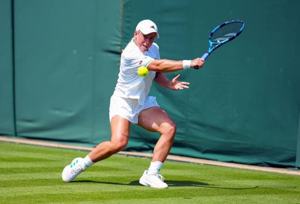 Sonay Kartal during her first round match Wimbledon Tennis Championships, Day 1, The All England Lawn Tennis and Croquet Club, London, UK - 30 Jun 2025London The All England Lawn Tennis and United Kingdom  Copyright: xJavierxGarcia Shutterstockx 15378843ap