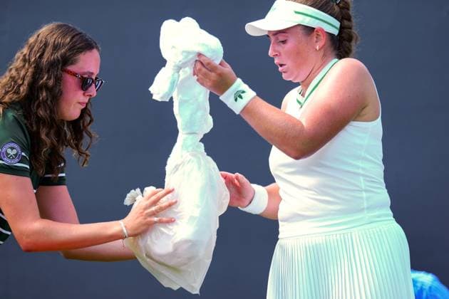 Jelena Ostapenko during her first round match Wimbledon Tennis Championships, Day 1, The All England Lawn Tennis and Croquet Club, London, UK - 30 Jun 2025London The All England Lawn Tennis and United Kingdom  Copyright: xJavierxGarcia Shutterstockx 15378843au