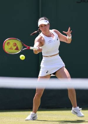 Eva Lys (GER), Damen Einzel, Ladies Singles Tennis - Wimbledon 2025 - Grand Slam ITF ATP, Tennis Herren WTA, Tennis Damen - AELTC - London - - Great Britain - 30 June 2025. Copyright: xJuergenxHasenkopfx