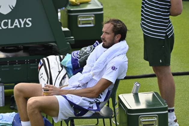 Tennis : Wimbledon -2025 - ITF - Tennis - Wimbledon - ITF - Medvedev - Russie GB  Copyright: xChryslenexCaillaudx xPznewsx