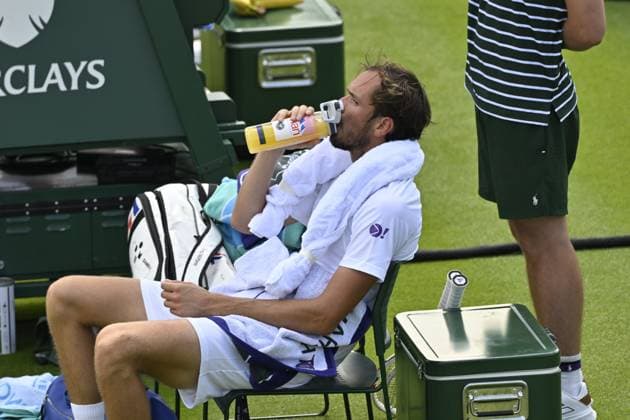 Tennis : Wimbledon -2025 - ITF - Tennis - Wimbledon - ITF - Medvedev - Russie GB  Copyright: xChryslenexCaillaudx xPznewsx