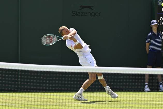 Tennis : Wimbledon -2025 - ITF - Tennis - Wimbledon - ITF - Riedi Leandro -Suisse GB  Copyright: xChryslenexCaillaudx xPznewsx