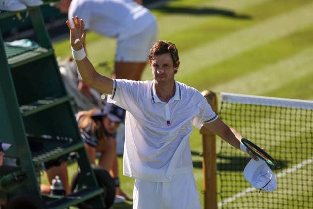 Nicolas Jarry during his first round match Wimbledon Tennis Championships, Day 1, The All England Lawn Tennis and Croquet Club, London, UK - 30 Jun 2025London The All England Lawn Tennis and United Kingdom  Copyright: xEllaxLing Shutterstockx 15378844au