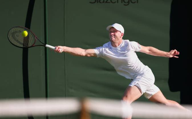 Filip Misolic (AUT), Herren Einzel, Men s Singles Tennis - Wimbledon 2025 - Grand Slam ITF ATP, Tennis Herren WTA, Tennis Damen - AELTC - London - - Great Britain - 30 June 2025. Copyright: xJuergenxHasenkopfx