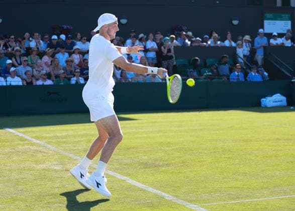 Jan-Lennard Struff (GER), Herren Einzel, Men s Singles Tennis - Wimbledon 2025 - Grand Slam ITF ATP, Tennis Herren WTA, Tennis Damen - AELTC - London - - Great Britain - 30 June 2025. Copyright: xJuergenxHasenkopfx