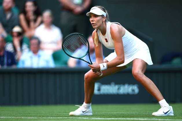 Katie Boulter celebrates victory in her first round match Wimbledon Tennis Championships, Day 1, The All England Lawn Tennis and Croquet Club, London, UK - 30 Jun 2025London The All England Lawn Tennis and United Kingdom  Copyright: xJamesxMarsh Shutterstockx 15378842hr