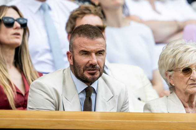250630 Sir David Beckham during day 1 of Wimbledon on June 30, 2025 in London. Photo: Petter Arvidson BILDBYRAN kod PA PA1043 tennis wimbledon day 1 bbeng Copyright: PETTERxARVIDSON BB250630PA079