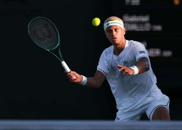 Gabriel Diallo (CAN) Tennis - Wimbledon 2025 - Grand Slam ITF ATP, Tennis Herren WTA, Tennis Damen - AELTC - London - - Great Britain - 30 June 2025. Copyright: xJuergenxHasenkopfx