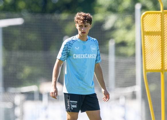 Fussball, Herren, Saison 2025 26, 2. Bundesliga, Hertha BSC, Training, Maurice Krattenmacher (Hertha BSC), 01.07. 2025,