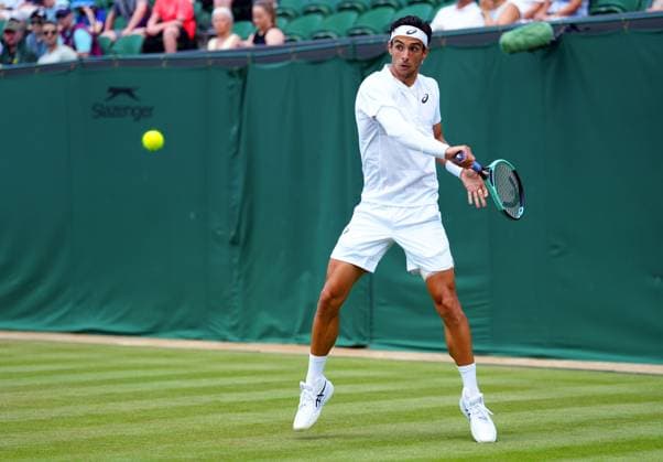 Lorenzo Musetti during his first round match Wimbledon Tennis Championships, Day 2, The All England Lawn Tennis and Croquet Club, London, UK - 01 Jul 2025London The All England Lawn Tennis and United Kingdom  Copyright: xJavierxGarcia Shutterstockx 15380417aa