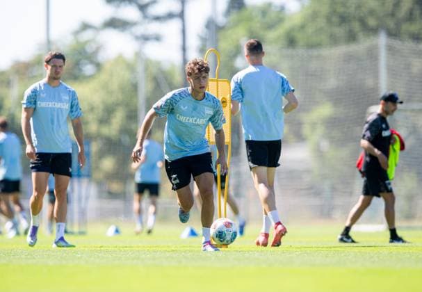 Fussball, Herren, Saison 2025 26, 2. Bundesliga, Hertha BSC, Training, Maurice Krattenmacher (Hertha BSC), 01.07. 2025,