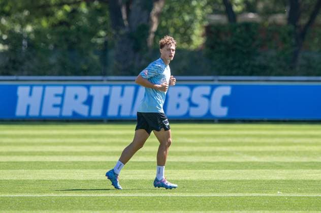 Fussball, Herren, Saison 2025 26, 2. Bundesliga, Hertha BSC, Training, Maurice Krattenmacher (Hertha BSC), 01.07. 2025,