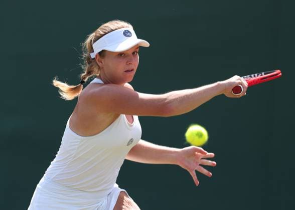 Veronika Erjavec (SLO) Tennis - Wimbledon 2025 - Grand Slam ITF ATP, Tennis Herren WTA, Tennis Damen - AELTC - London - - Great Britain - 1 July 2025. Copyright: xJuergenxHasenkopfx