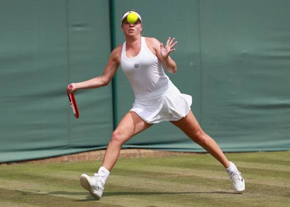 Veronika Erjavec (SLO) Tennis - Wimbledon 2025 - Grand Slam ITF ATP, Tennis Herren WTA, Tennis Damen - AELTC - London - - Great Britain - 1 July 2025. Copyright: xJuergenxHasenkopfx