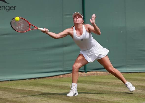 Veronika Erjavec (SLO) Tennis - Wimbledon 2025 - Grand Slam ITF ATP, Tennis Herren WTA, Tennis Damen - AELTC - London - - Great Britain - 1 July 2025. Copyright: xJuergenxHasenkopfx