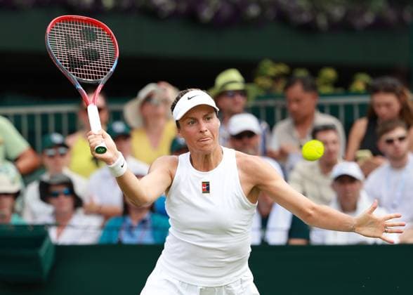 Tatjana Maria (GER) Tennis - Wimbledon 2025 - Grand Slam ITF ATP, Tennis Herren WTA, Tennis Damen - AELTC - London - - Great Britain - 1 July 2025. Copyright: xJuergenxHasenkopfx