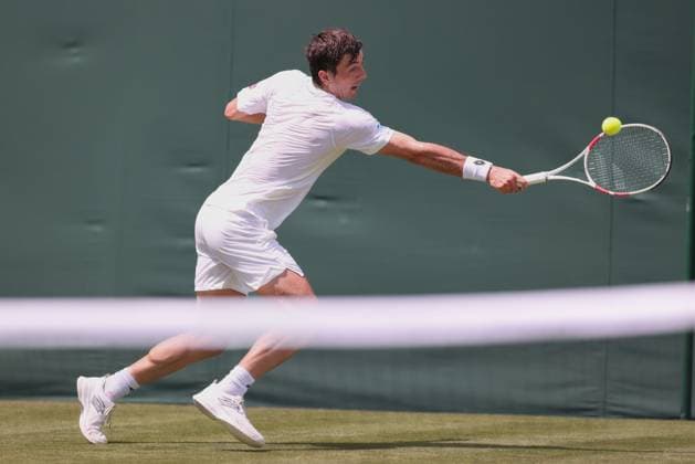 Sebastian Ofner (AUT) Tennis - Wimbledon 2025 - Grand Slam ITF ATP, Tennis Herren WTA, Tennis Damen - AELTC - London - - Great Britain - 1 July 2025. Copyright: xJuergenxHasenkopfx