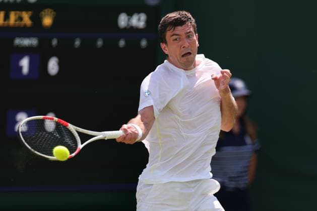Sebastian Ofner (AUT) Tennis - Wimbledon 2025 - Grand Slam ITF ATP, Tennis Herren WTA, Tennis Damen - AELTC - London - - Great Britain - 1 July 2025. Copyright: xJuergenxHasenkopfx