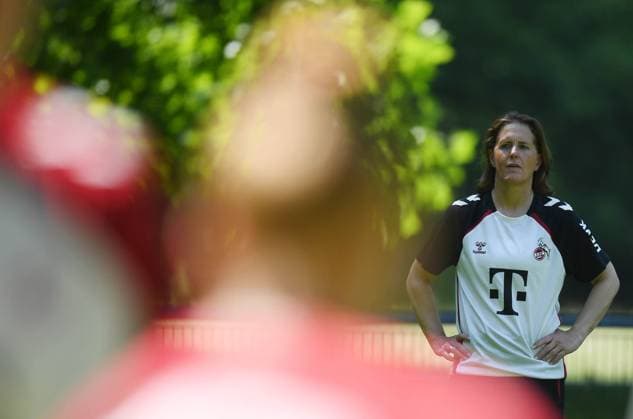 01.07.2025, xophax, Frauen Fussball Bundesliga, 1.FC Koeln Saison 2025 2026 Trainingsauftakt der FC Frauen Trainerin Britta Carlson Koeln