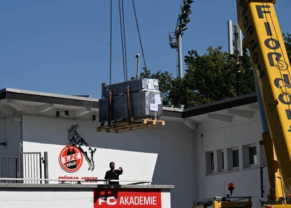 01.07.2025, xophax, Frauen Fussball Bundesliga, 1.FC Koeln Saison 2025 2026 Geissbockheim Umbau Restaurant Koeln